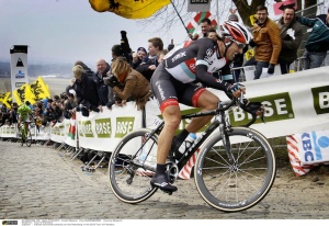 Spartucus's taking the lead at the 2013 Tour de Flanders